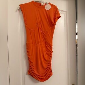 *NEW* ORANGE GAME DAY DRESS, CAMILA COELHO, SIZE XS